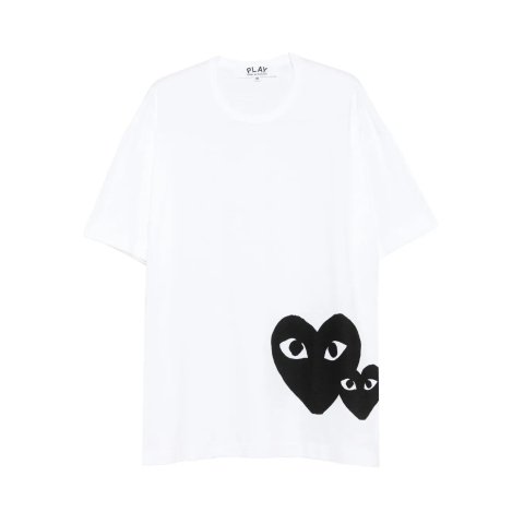 COMME DES GARCONS PLAYBlack Heart 宽松Logo T恤