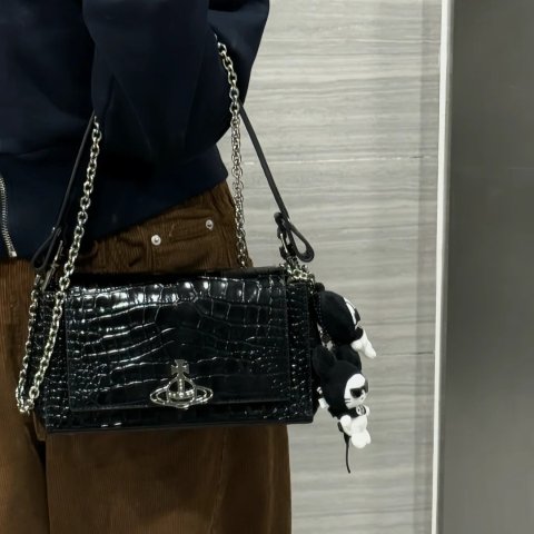 Black Hazel 中号手提包