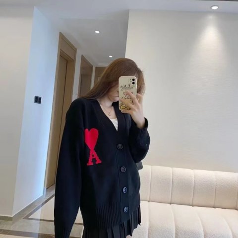 CurrentBody Skin半价！！AMI PARIS 女士针织开衫