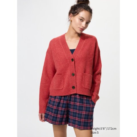 UNIQLO 绒感开衫 短款
