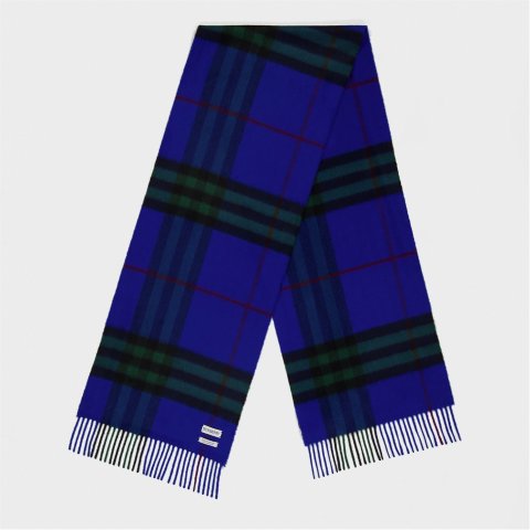 格纹羊绒围巾