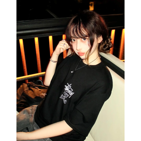 Stussylogo不同色Stussy Classic Gear 染色T恤