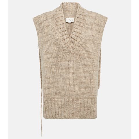 Maison Margiela羊驼棉羊毛针织背心