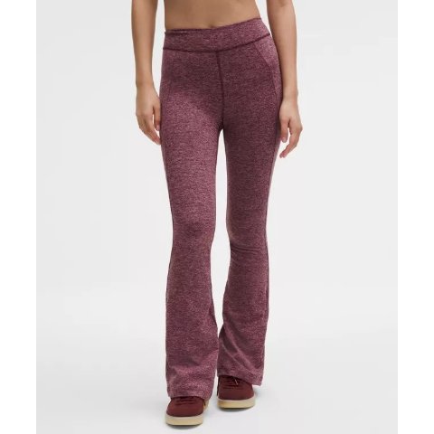 Softy Suedey 高腰开叉喇叭裤短款