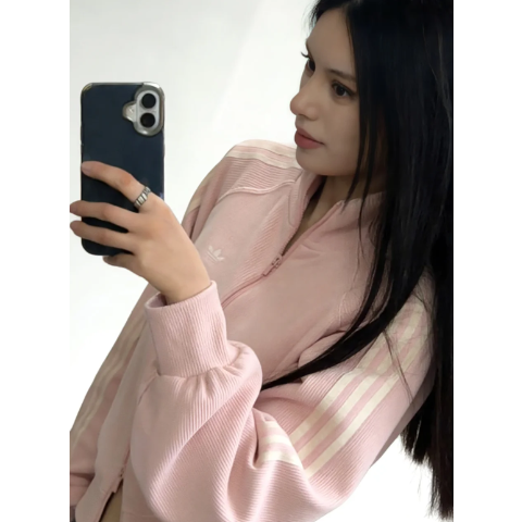 Adidas 三条纹拉链卫衣