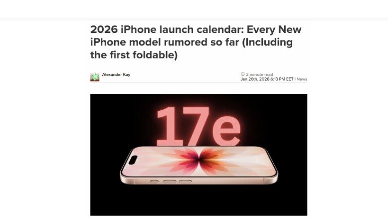 首款折叠手机要来了！2026年苹果新品爆发！最新流出资讯一次看✨