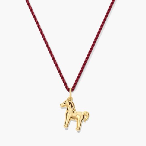 Mejuri幸运小马吊坠项链