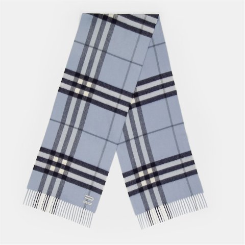 经典格纹羊绒围巾