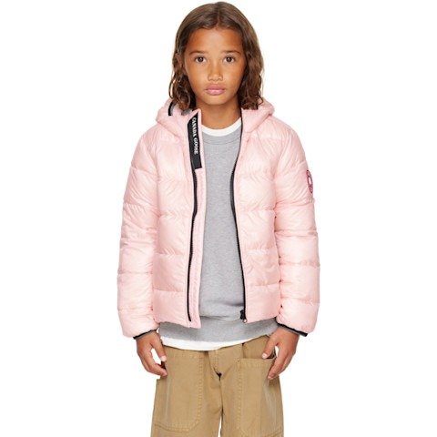 Crofton 粉色羽绒连帽外套 大童