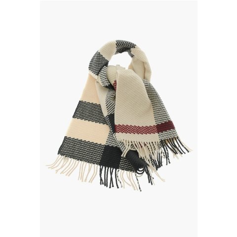 双色羊毛围巾 长款