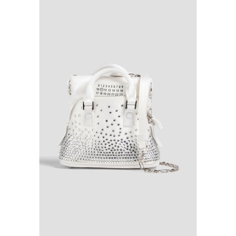 Maison Margiela5AC Cinema Inferno Baby 水晶饰缎面单肩包
