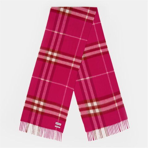 格纹羊绒围巾