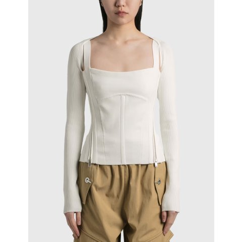 Dion LeeZip Up 马甲束身衣