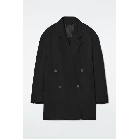 短款双排扣大衣