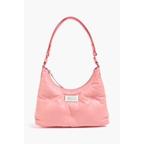 Maison MargielaGlam Slam 皮革菱格肩包