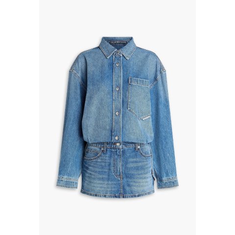 Prestyle 牛仔迷你衬衫裙