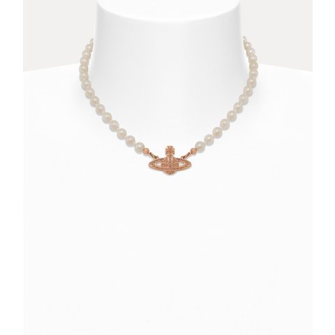 Bas Relief 珍珠迷你锁骨链