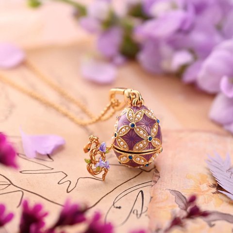 璀璨蛇蛋吊坠项链