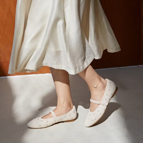 Tamia Mary Jane 杏头单鞋