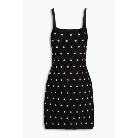 装饰流苏迷你连衣裙