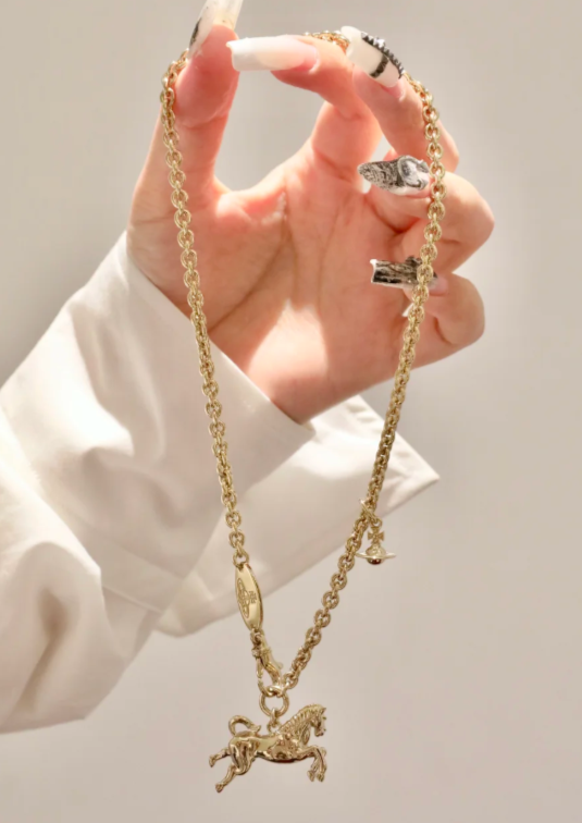 马造型吊坠项链