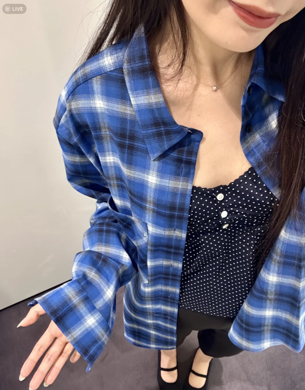 格子法兰绒衬衫