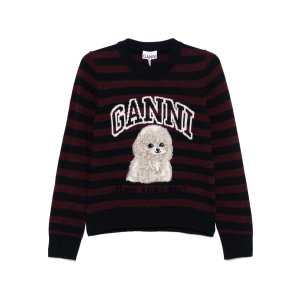 Ganni 提花针织毛衣