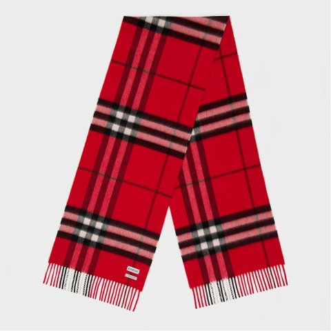 经典羊绒围巾 格纹