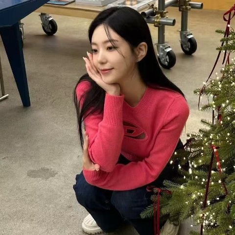 RED TAG M-AREESA 羊毛开衩毛衣