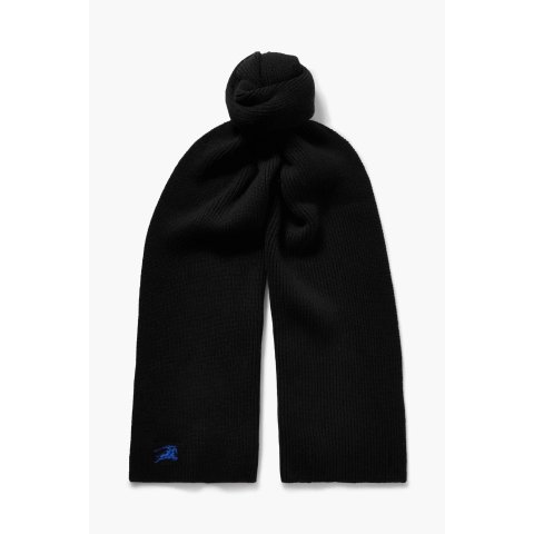 羊绒罗纹刺绣围巾