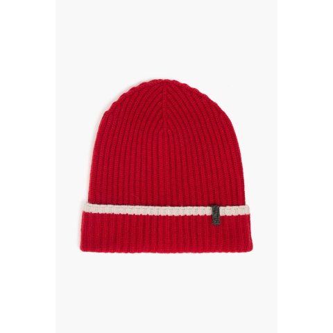 Brunello Cucinelli珠饰羊绒针织帽