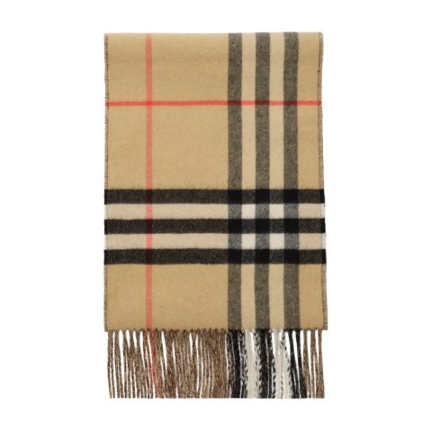 Contrast Check 羊绒围巾