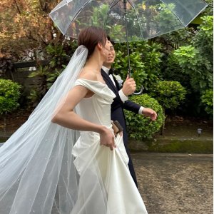 珍珠泪滴耳环€220！