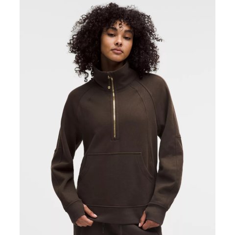 Scuba立领半拉链卫衣