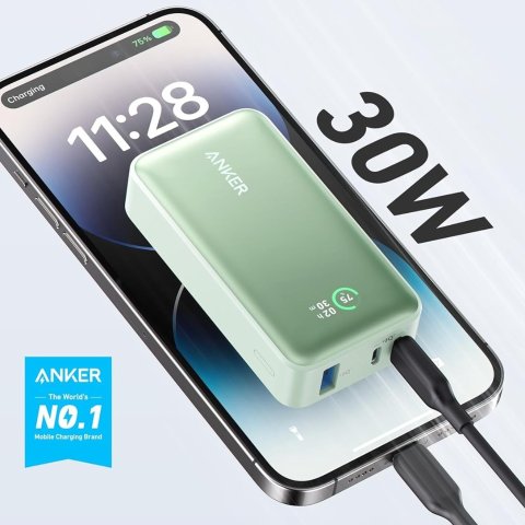 Anker 10000毫安 30W PD充电宝 Mac、iPhone都可充