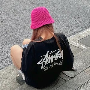 Stussy 热促7折😎封面类似款Logo卫衣$69 上身贼帅！