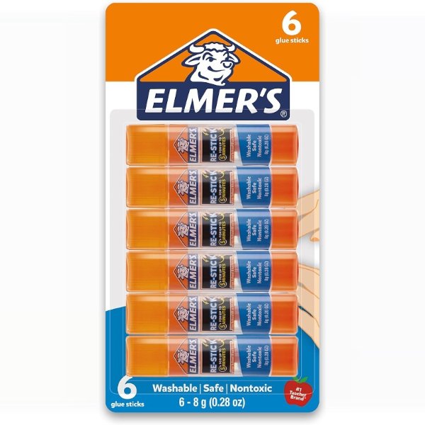 Elmer's 高强度固体胶棒 3个装 每只8g