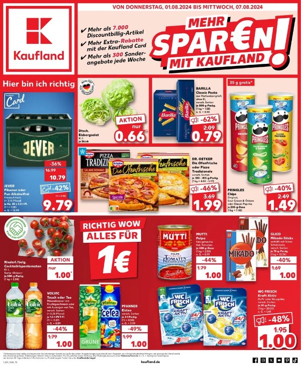 Kaufland 本周特惠 01.08 - 07.08