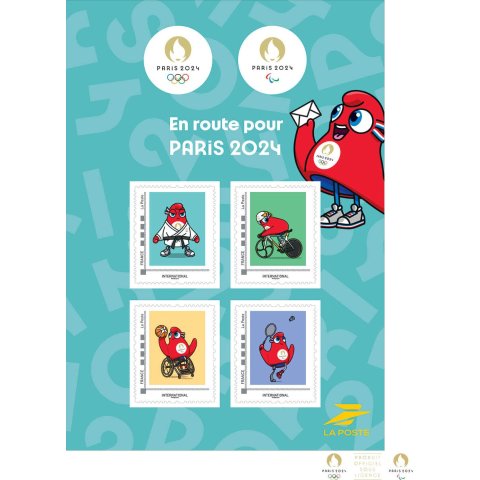 2024 巴黎奥运会 纪念邮票