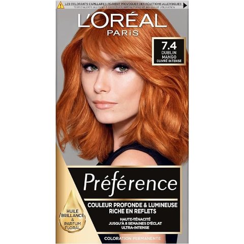 L'Oreal Paris 都柏林芒果 浓铜色(7.4)