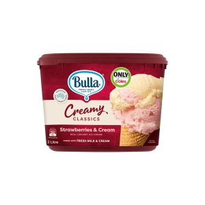 Bulla 草莓奶油经典冰淇淋 2L
