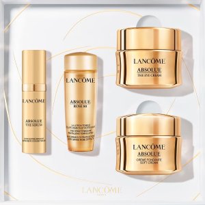 Lancome 兰蔻新版菁纯眼霜礼盒  4件€116包邮(价值€271)