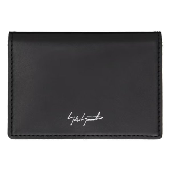 Black Logo Card Holder