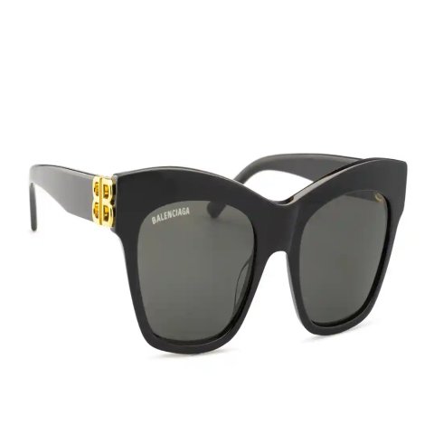 Balenciaga- BB0132S 001 Grey & Black Sunglasses