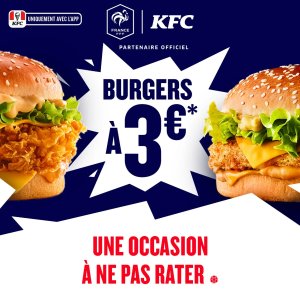 限3日⏰速薅！now or never！KFC 又又又卷起来了！🍔劲脆芝士鸡腿堡或芝士素堡仅€3！