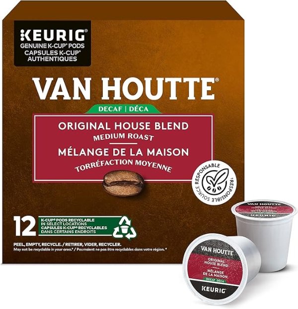 Van Houtte 中烘去咖啡因胶囊 12颗