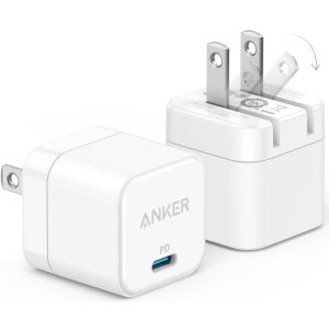 💥史低价💥：Anker 安克快充头2件套 USB-C头20W输出