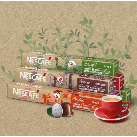 免费尝试NESCAFE ® Farmers Origins！