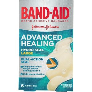 Band Aid凝胶愈合大号创可贴 6片