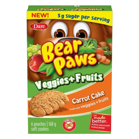 $1.8 多口味降价Bear Paws 软曲奇饼干独立装 熊掌造型可爱好吃